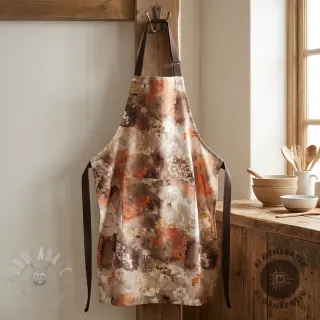 Dekorativno blago Flowers toffee digital print