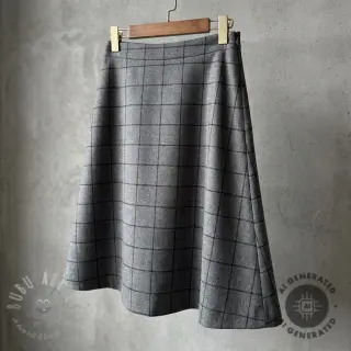 Scottish Check grey black