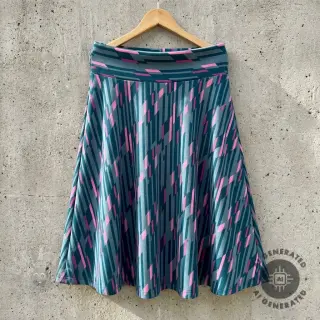 Ženska moda PUNTA DI ROMA Abstract dark mint