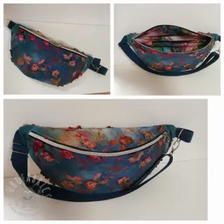 Pran raztegljiv žamet TIE DYE 21W Catchy design C