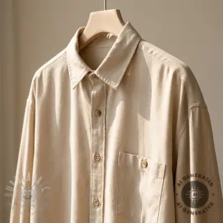 TENCEL z lanom in beige