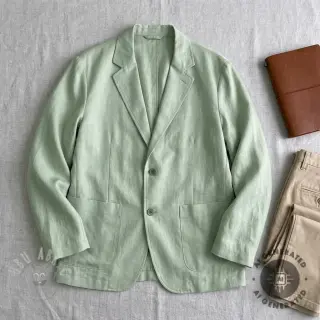 TENCEL z lanom in mint