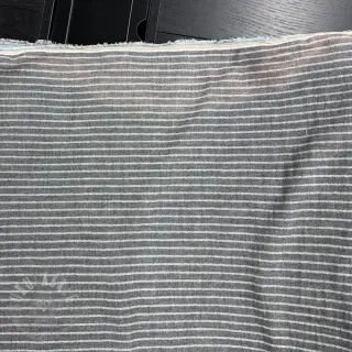 Dvojna gaza/muslin YARN DYED Stripes grey 2nd class