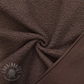 Fleece TEDDY DOUBLE SIDED brown
