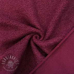 Fleece TEDDY DOUBLE SIDED burgundy
