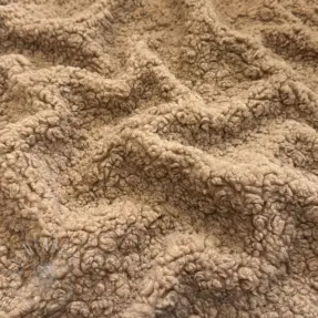 Plaščevina TEDDY BOUCLÉ soft taupe