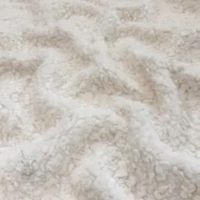Plaščevina TEDDY BOUCLÉ ecru