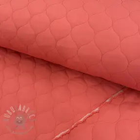 Prešita tkanina Round coral