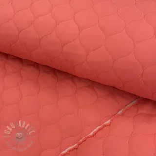 Prešita tkanina Round coral