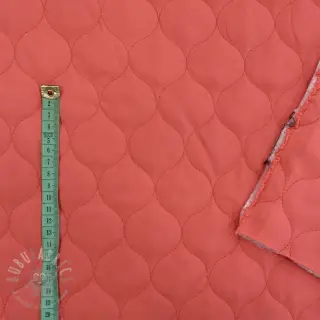 Prešita tkanina Round coral