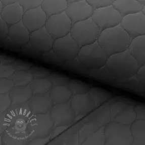 Prešita tkanina Round black
