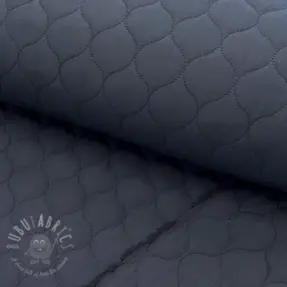 Prešita tkanina Round navy