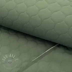 Prešita tkanina Round sage