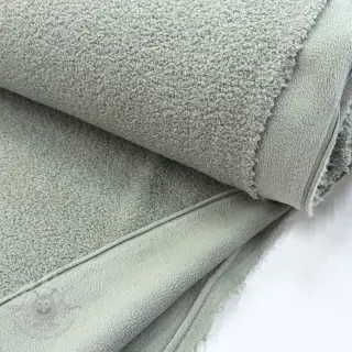Fleece TEDDY DOUBLE SIDED old green