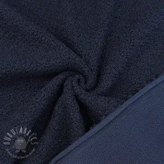 Fleece TEDDY DOUBLE SIDED navy