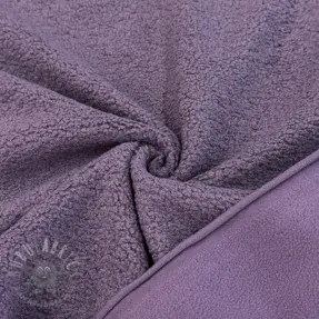 Fleece TEDDY DOUBLE SIDED mulberry