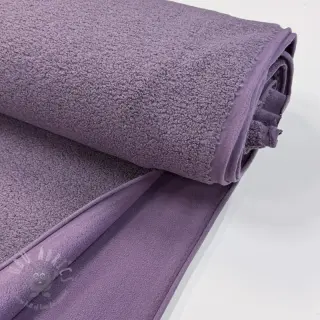 Fleece TEDDY DOUBLE SIDED mulberry