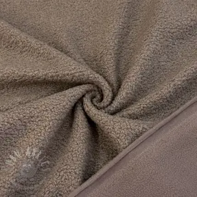 Fleece TEDDY DOUBLE SIDED taupe