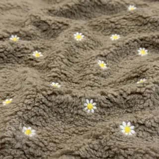 Plaščevina TEDDY EMBROIDERY Mini taupe