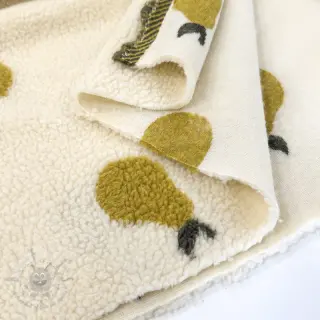 Plaščevina TEDDY JACQUARD Pears old lime