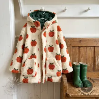 Plaščevina TEDDY JACQUARD Apples