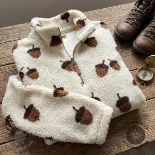 Plaščevina TEDDY JACQUARD Acorns