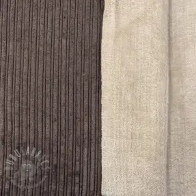 Žamet Cofur fleece dark brown