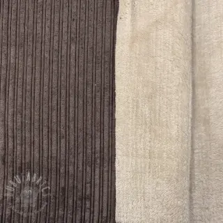 Žamet Cofur fleece dark brown