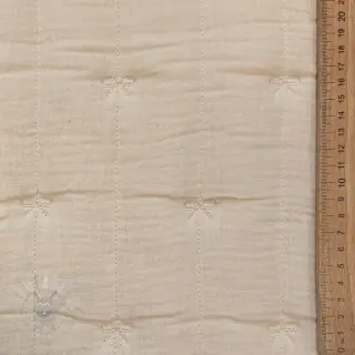 Dvoslojna gaza/muslin STEPPED Bows natural