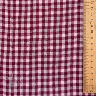 Dvoslojna gaza/muslin YARN DYED Stripes and checks design F