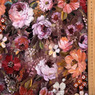 Prevešanka Flowers Andrea brown digital print