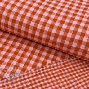 Dvoslojna gaza/muslin YARN DYED Stripes and checks design H