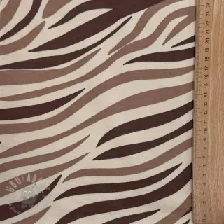 Kosmatena prevešanka Animal skin brown SIMPLY NATURAL
