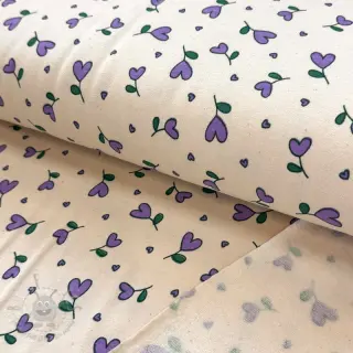 Kosmatena prevešanka Hearts lilac SIMPLY NATURAL