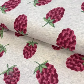Jersey Raspberries ecru melange