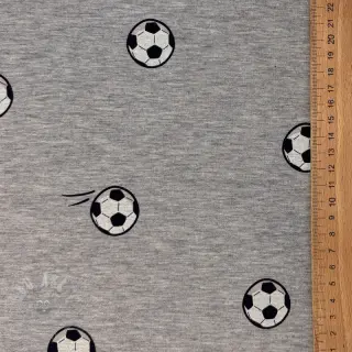 Jersey Soccerballs grey melange