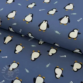 Jersey Penguins blue digital print