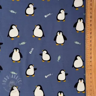 Jersey Penguins blue digital print