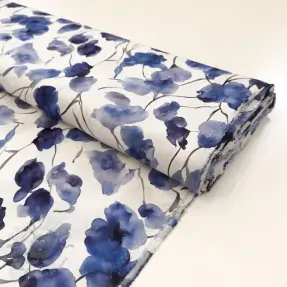 Viskoza RADIANCE Galia blue digital print