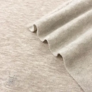 Kosmatena prevešanka JOGGING beige melange