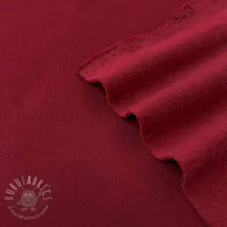 Kosmatena prevešanka JOGGING dark red