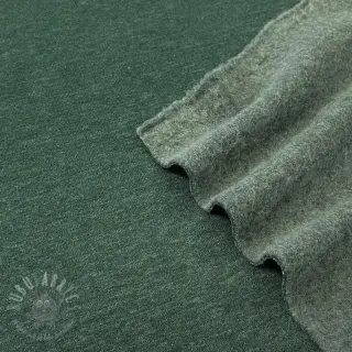 Kosmatena prevešanka JOGGING dark green melange