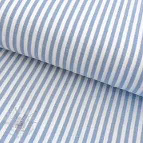 Dvoslojna gaza/muslin YARN DYED Summer stripe blue