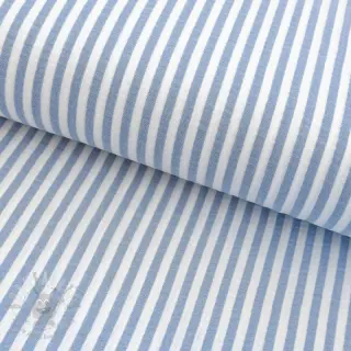 Dvoslojna gaza/muslin YARN DYED Summer stripe blue