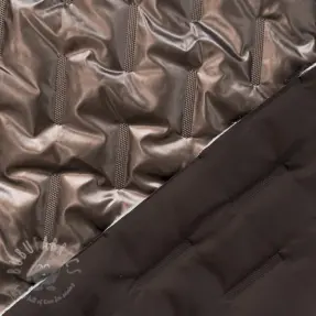 Prešita tkanina Metallic bronze