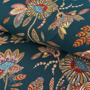 Dekorativno blago jacquard Bosphore petrole