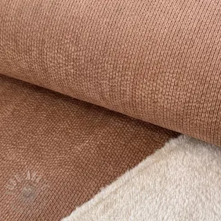 Žamet STRUCTURE brown