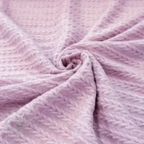 Pletenina LIGHT ANGORA CABLY old rose