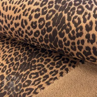 Plaščevina TEDDY SUEDE Panther LEO light brown
