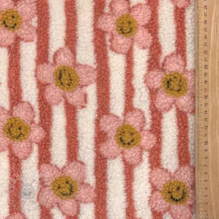 Plaščevina TEDDY JACQUARD Pretty mix design D